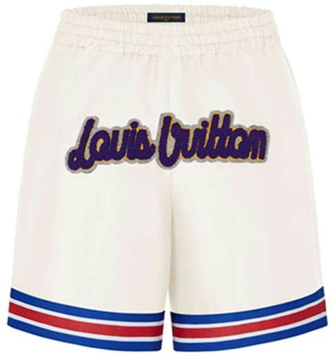 Louis Vuitton x NBA Basketball Shorts Beige Men's.